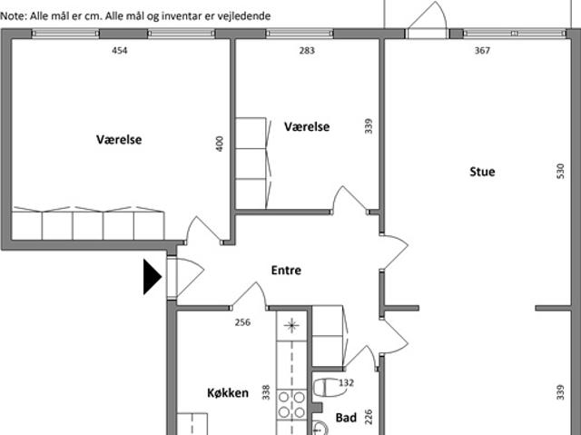 Lejlighed til leje i Holstebro, Århus