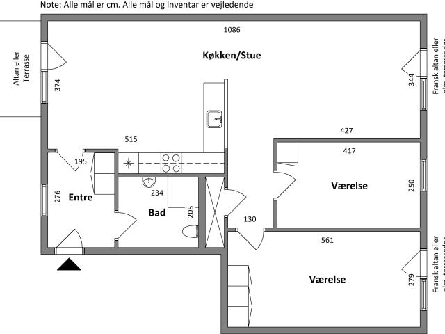 Lejlighed til leje i Holstebro, Århus