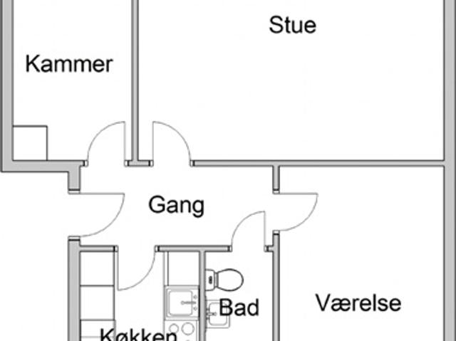 Lejlighed til leje i Holstebro, Århus