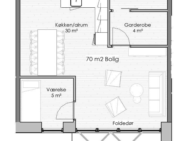 Lejlighed til leje i Ikast, Århus