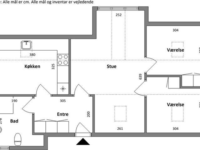 Lejlighed til leje i Pandrup, Brønderslev-Dronninglund