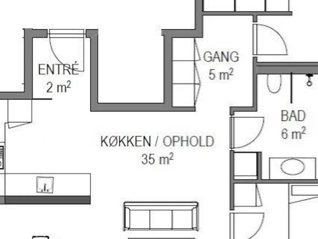 Lejlighed til leje i Hjørring, Brønderslev-Dronninglund