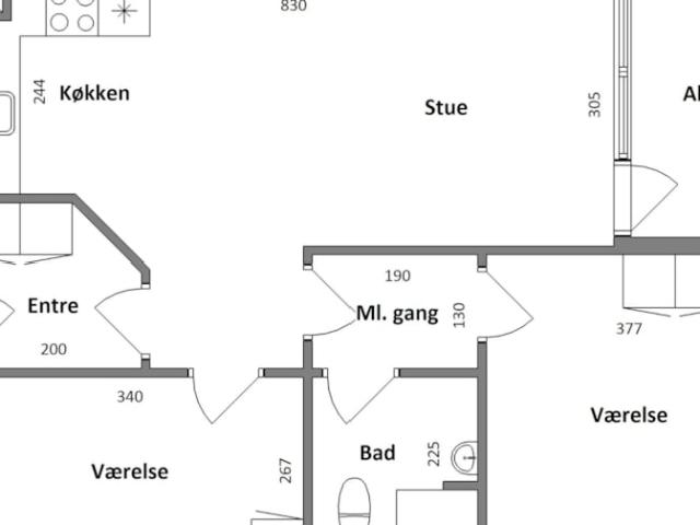 Lejlighed til leje i Skjern, Århus