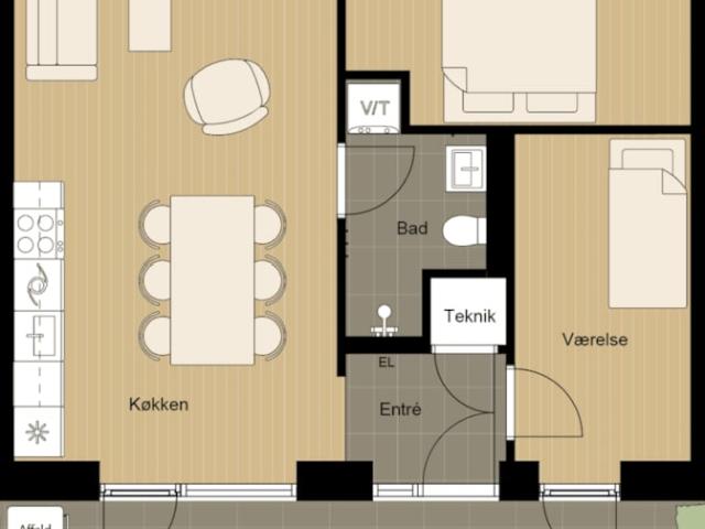 Lejlighed til leje i Trige, Aarhus Kommune