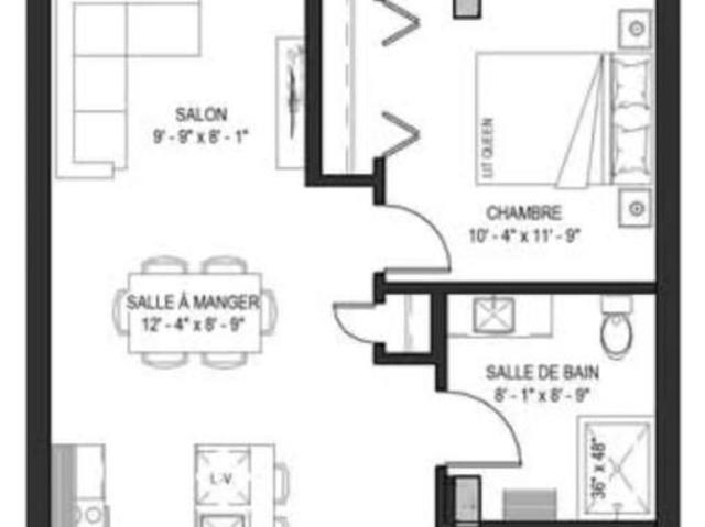 Apartment for rent in La Haute-Saint-Charles, Québec