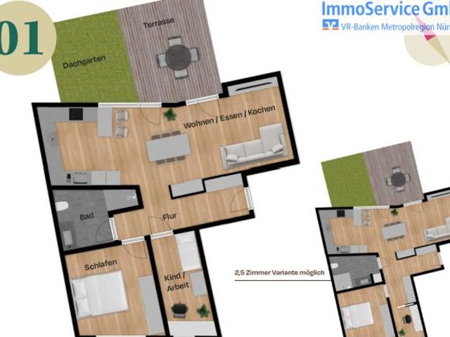 Wohnung kaufen in Nürnberg, Bayern