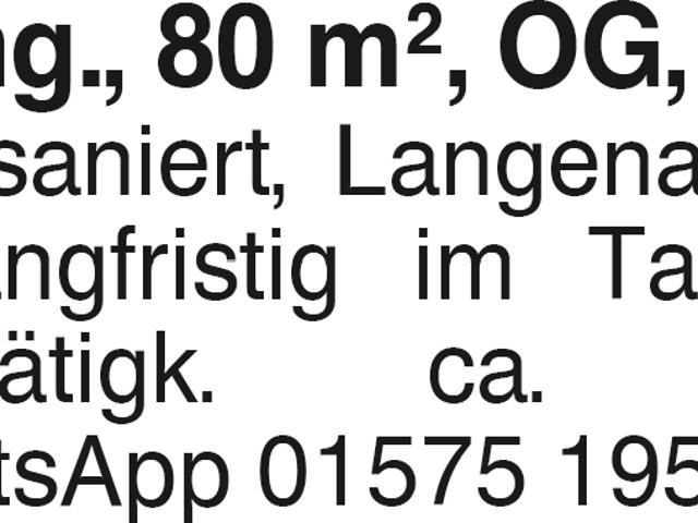 Wohnung mieten in Schammenhof, Langenau