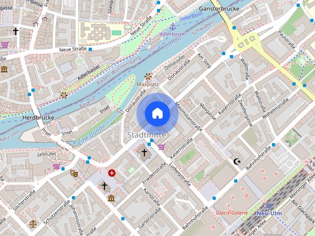 Apartment mieten in Stadtmitte, Neu-Ulm
