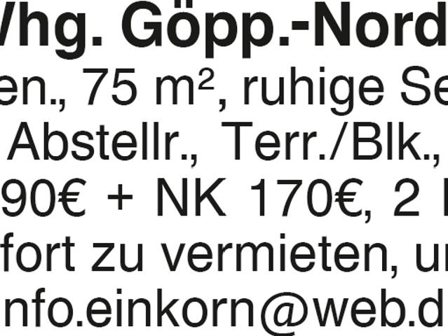 Wohnung mieten in Göppingen, Baden-Württemberg