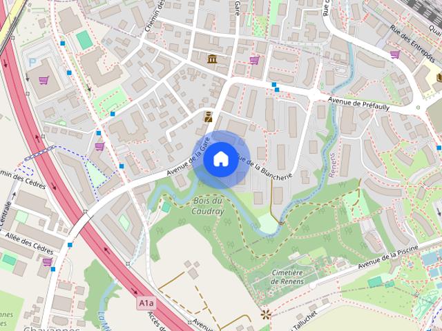 Apartment mieten in Quartier Mouline, Chavannes-près-Renens