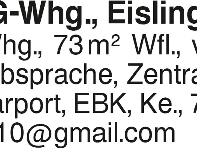 Wohnung mieten in Eislingen, Baden-Württemberg