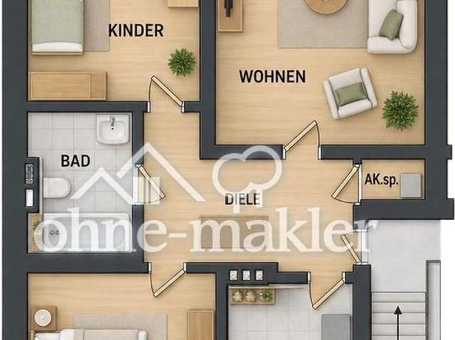 Apartment mieten in Lirich, Oberhausen