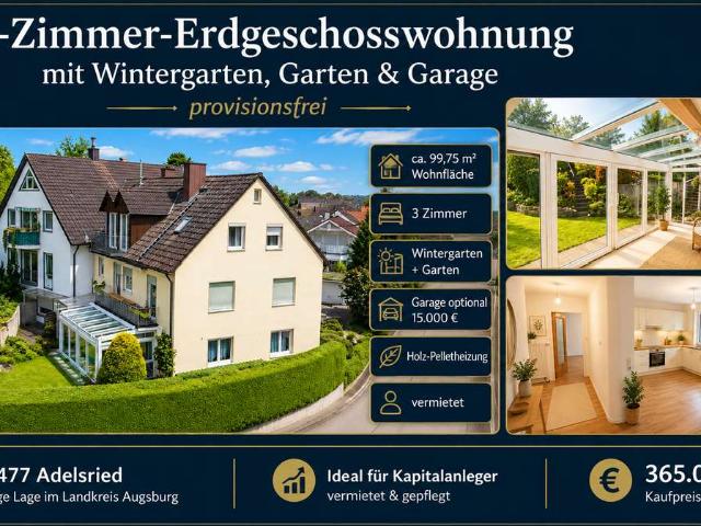 Wohnung kaufen in Adelsried, Landkreis Augsburg