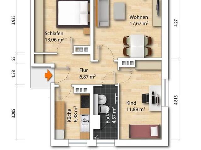 Apartment mieten in Leuben, Dresden