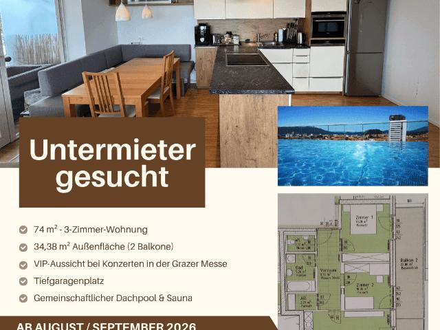 Apartment mieten in Jakomini, Gersdorf-Feistritz