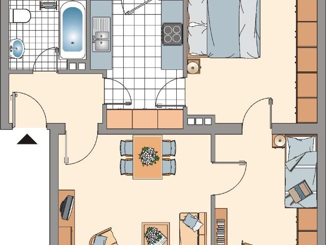 Apartment mieten in Bergheim, Duisburg