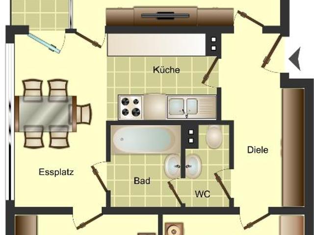 Apartment mieten in Neumühl, Duisburg