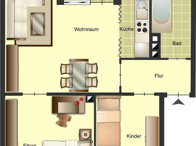 Apartment mieten in Obermeiderich, Duisburg