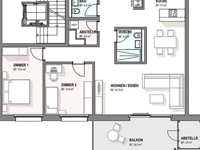 Apartment mieten in Kloten, Zürich