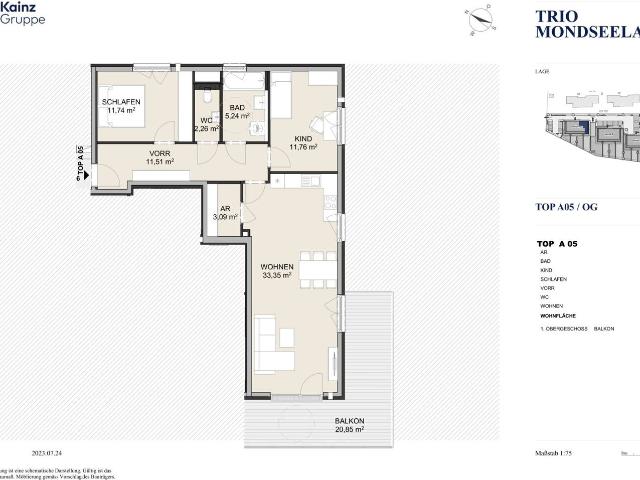 Wohnung kaufen in Mondsee, Oberösterreich