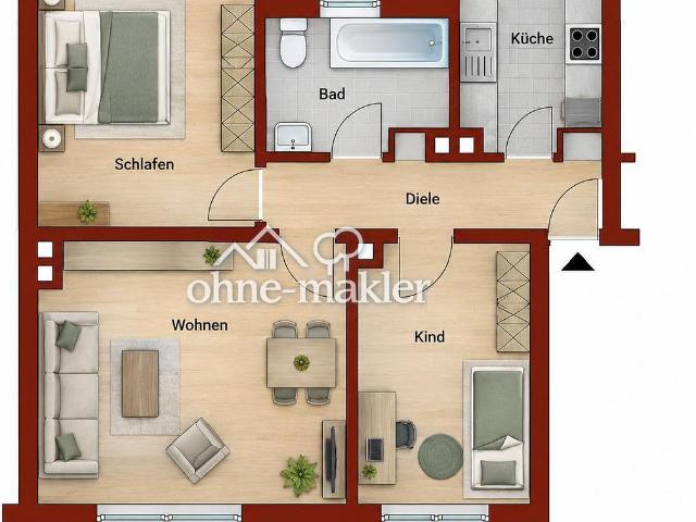 Apartment kaufen in Süd, Ludwigshafen