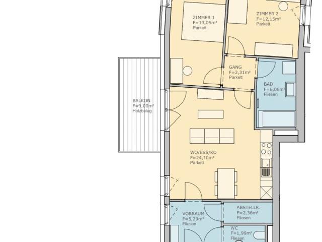 Wohnung mieten in Eggenberg, Gersdorf-Feistritz