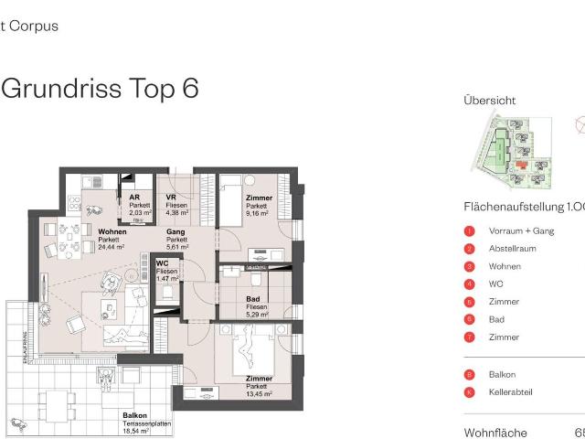 Wohnung kaufen in Grödig, Salzburg