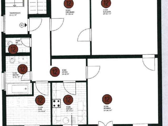 Etagenwohnung kaufen in Leipzig, Gohlis-Mitte