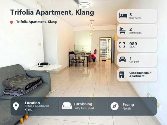 Apartment for rent in Port Klang, Selangor