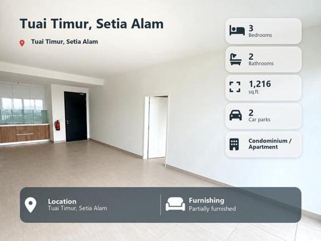 Condominium for rent in Shah Alam, Petaling