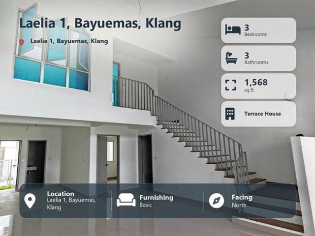 Terraced House for sale in Bandaraya Klang, Klang