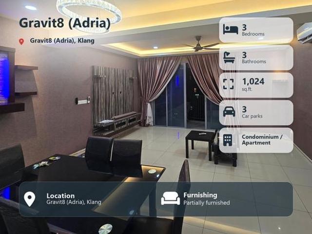 Serviced Residence for rent in Pelabuhan Klang, Bandaraya Klang