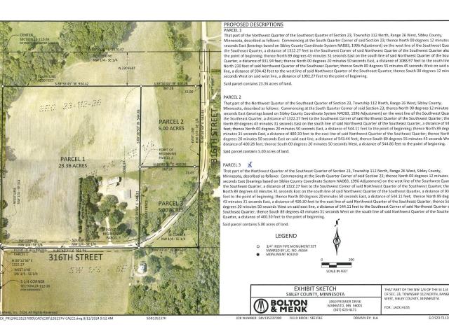 Land for sale in Sibley, Minnesota