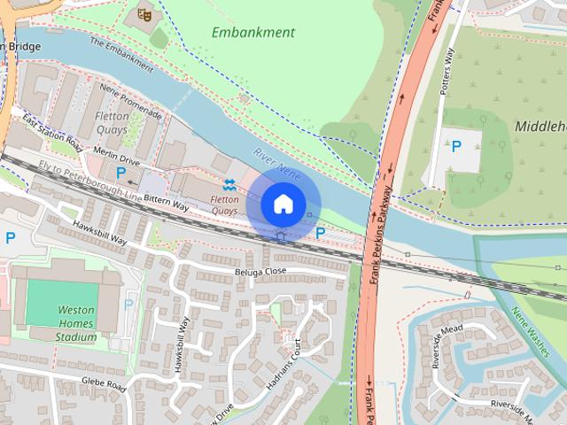 Apartment for rent in Fletton Quays, Peterborough