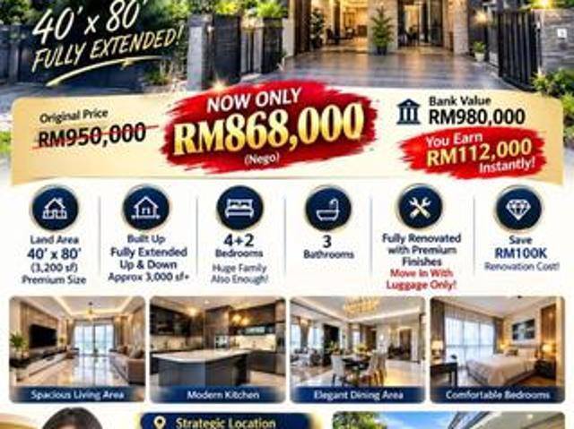 Residential House for sale in Bandaraya Klang, Klang