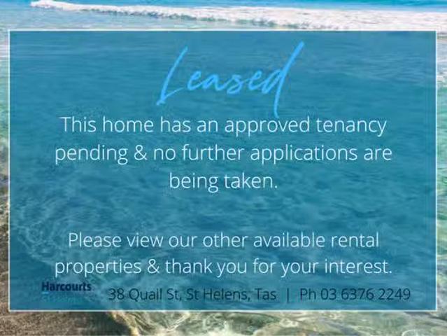 Apartment for rent in Stieglitz, Tasmania