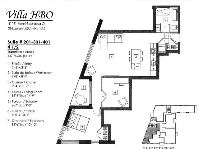 Apartment for rent in St. Leonard's, Quebec