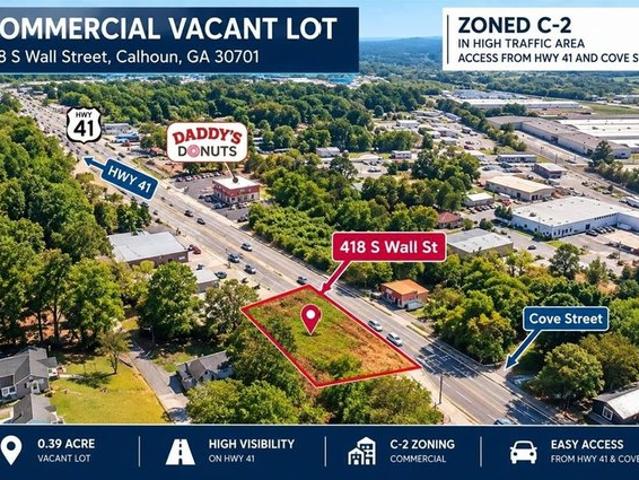 Land for sale in Calhoun, Gordon County