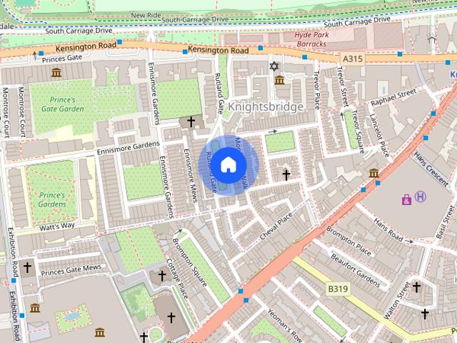 House for rent in Knightsbridge, Greater London