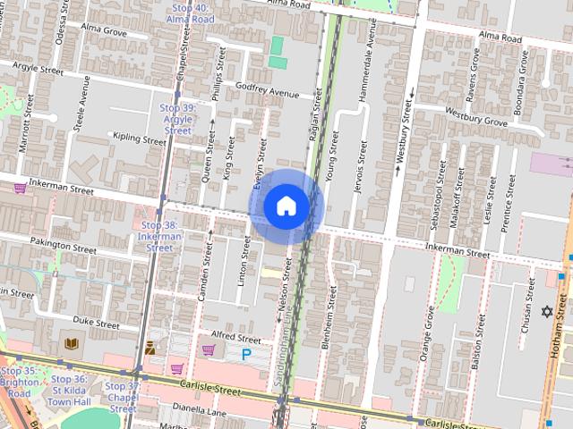Apartment for rent in St Kilda East, Melbourne