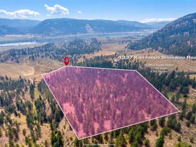 Land for sale in Area P (Rivers and the Peaks), Thompson-Nicola Regional District