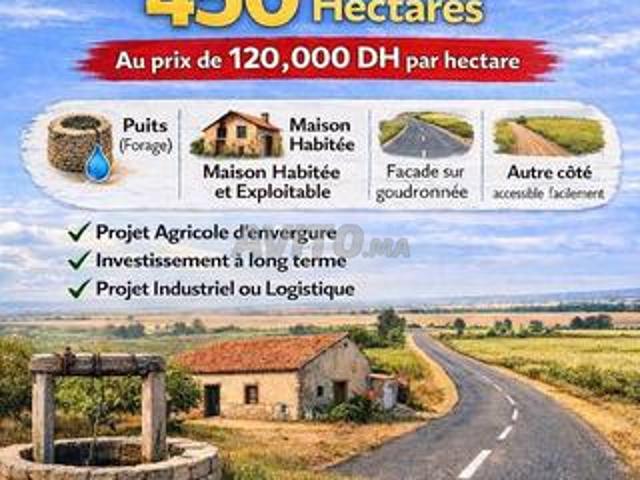 Propriété vente à Berrechid, Gharb-Chrarda-Beni Hssen