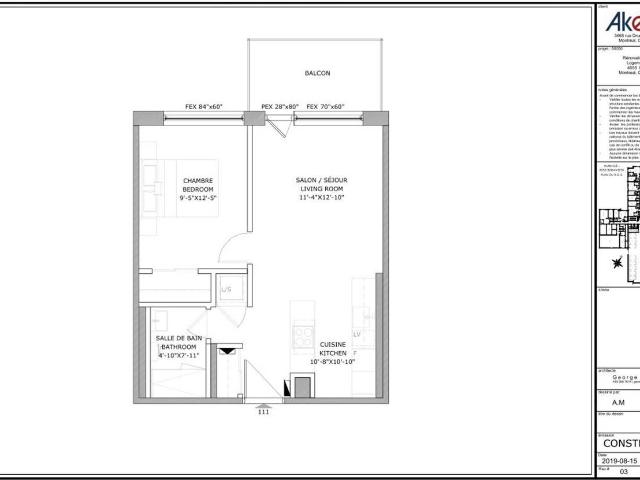 Apartment for rent in St. Leonard's, Quebec