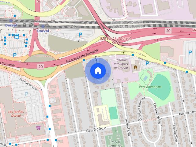 Apartment for rent in Dorval, Montréal (région administrative)