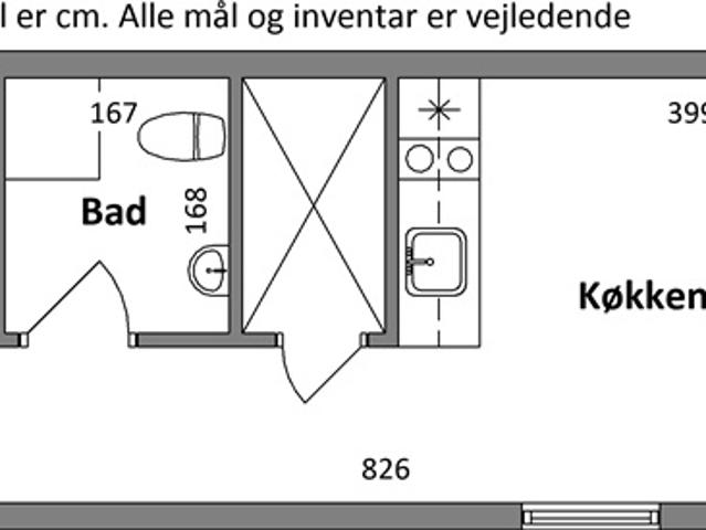 Lejlighed til leje i Horsens, Århus