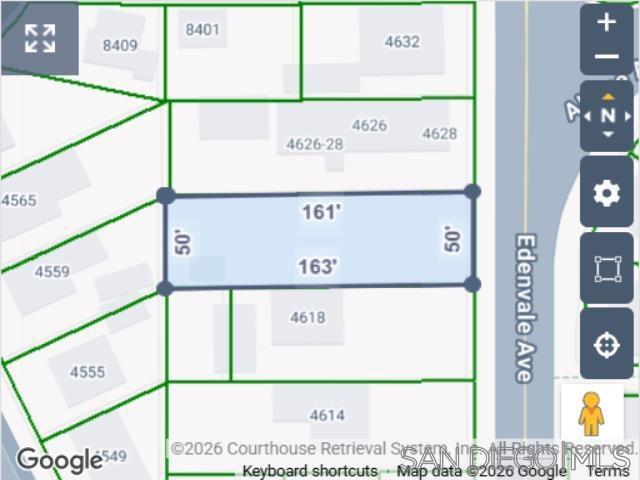 Land for sale in La Mesa, California
