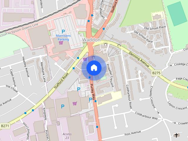 Apartment for rent in London Borough of Croydon, Waddon