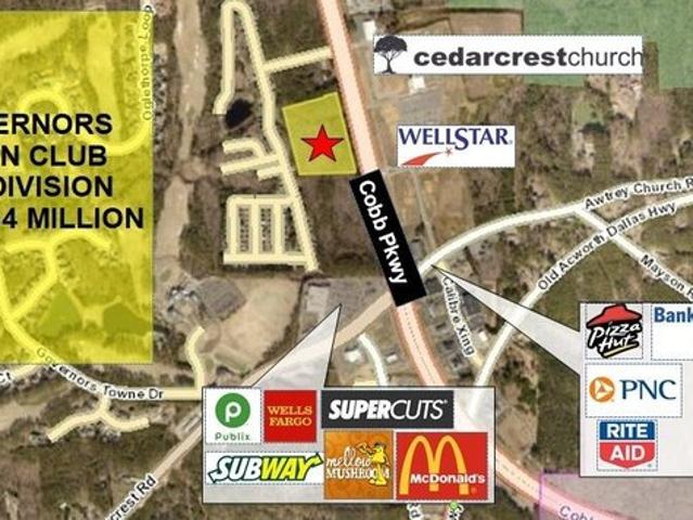 Land for sale in Acworth, Cobb County