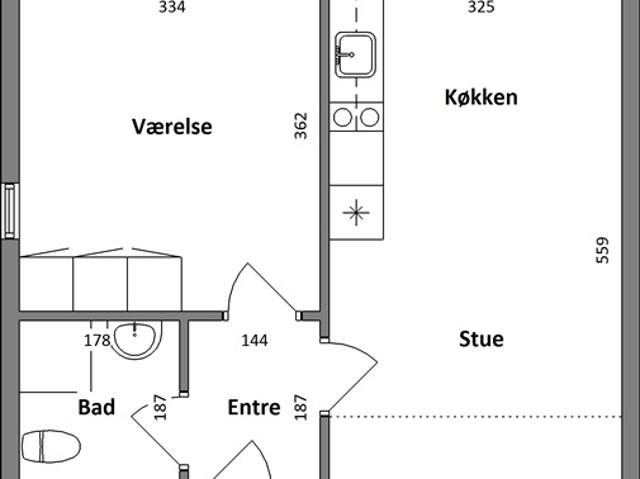 Lejlighed til leje i Herning, Århus