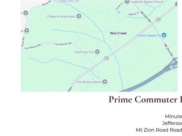 Land for sale in Frederick, Maryland